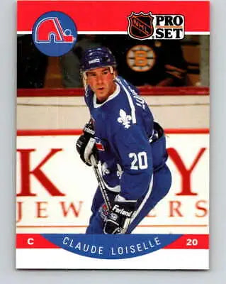 1990-91 Pro Set #252 Claude Loiselle NM-MT card with original gloss Maple Leafs