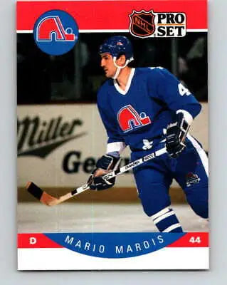 1990-91 Pro Set #253 Mario Marois NM-MT hockey card with original gloss finish