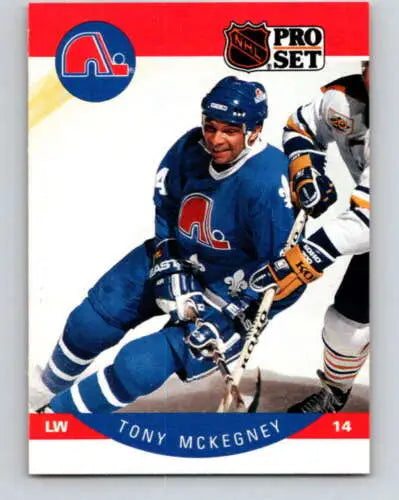 Tony McKegney hockey card 1990-91 Pro Set #254 original gloss for collectors