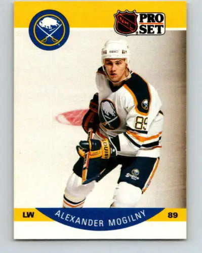 1990-91 Pro Set Alexander Mogilny Rookie Card with original gloss for collectors