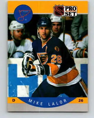 1990-91 Pro Set #264 Mike Lalor NM Near Mint Hockey Trading Card with original gloss