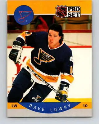 1990-91 Pro Set #265 Dave Lowry NM card in original gloss from Simply Sandoval collection