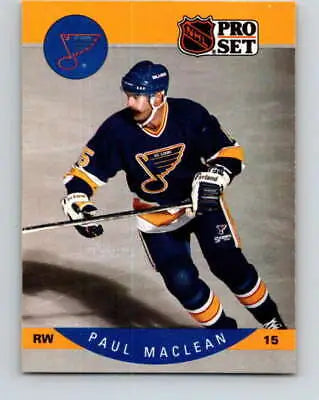 1990-91 Pro Set #266 Paul MacLean hockey trading card in original gloss condition