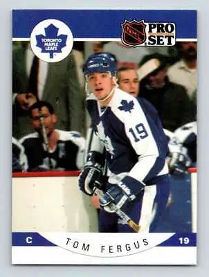 1990-91 Pro Set #279B Tom Fergus hockey card with original gloss and near mint condition