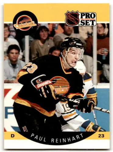 1990-91 Pro Set #304 Paul Reinhart hockey card in original gloss, Near Mint condition