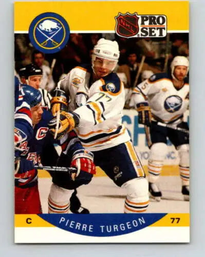 1990-91 Pro Set #31 Pierre Turgeon NM-MT Sabres original gloss hockey card