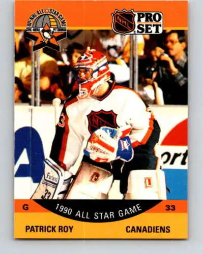 1990-91 Pro Set #359 Patrick Roy hockey card with original gloss for collectors