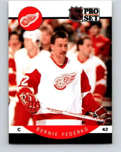 1990-91 Pro Set #70 Bernie Federko NM-MT Red Wings original gloss hockey card