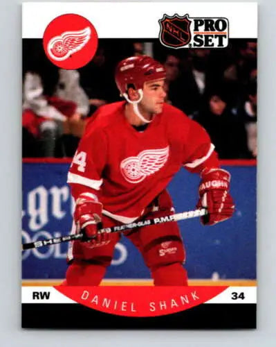 1990-91 Pro Set #78 Daniel Shank NM-MT Red Wings original gloss hockey card