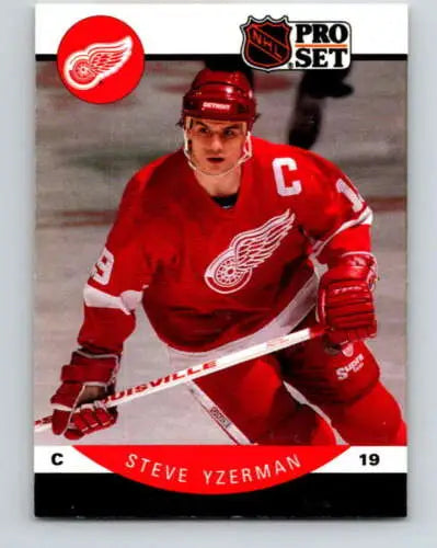 1990-91 Pro Set #79 Steve Yzerman NM-MT hockey card with original gloss for collectors