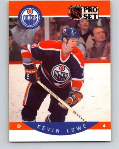 1990-91 Pro Set #89 Kevin Lowe NM-MT Oilers hockey card with original gloss for collectors