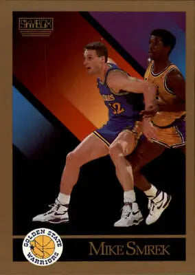 1990-91 SkyBox #101 Mike Smrek Golden State Warriors Basketball Card NM-MT