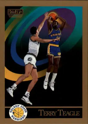 Terry Teagle 1990-91 SkyBox Basketball Card Golden State Warriors NM-MT