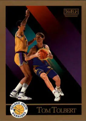 Tom Tolbert 1990-91 SkyBox rookie card for Golden State Warriors in NM-MT condition