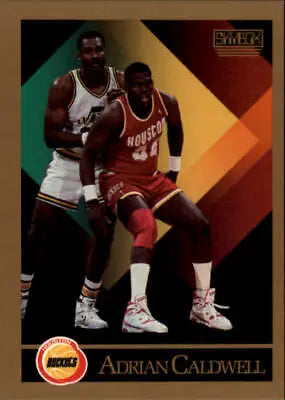 1990-91 SkyBox #106 Adrian Caldwell Houston Rockets Basketball Card NM-MT