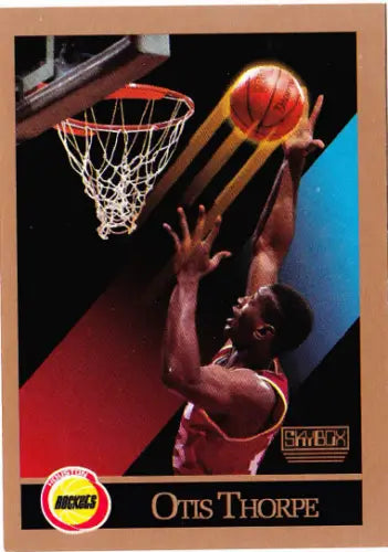 Otis Thorpe 1990-91 SkyBox #112B Houston Rockets Basketball Card NM-MT