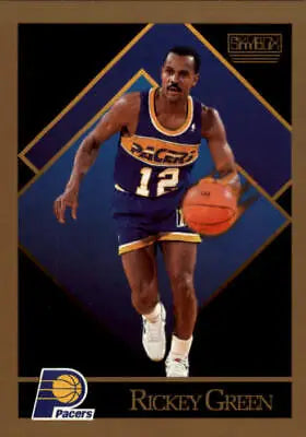 Rickey Green 1990-91 SkyBox #115 Indiana Pacers Basketball Card NM-MT