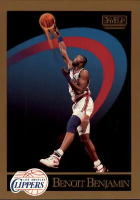 Benoit Benjamin 1990-91 SkyBox basketball card featuring Los Angeles Clippers star