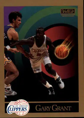 Gary Grant basketball card from the 1990-91 SkyBox Los Angeles Clippers collection