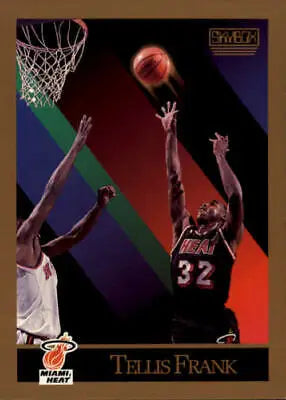 1990-91 SkyBox #147 Tellis Frank Miami Heat Basketball Card in NM-MT condition