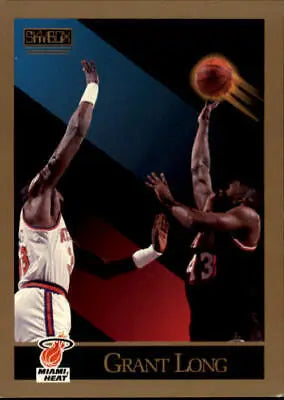 Grant Long Miami Heat Basketball Card 1990-91 SkyBox #149 NM-MT Condition