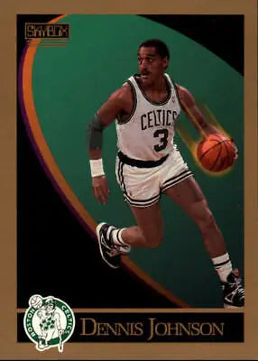 Dennis Johnson 1990-91 SkyBox #16 Boston Celtics Basketball Card in NM-MT condition