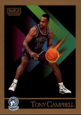 Tony Campbell Minnesota Timberwolves basketball card from 1990-91 SkyBox #168 NM-MT