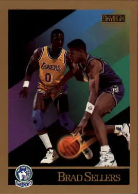 Brad Sellers 1990-91 SkyBox #175 Minnesota Timberwolves Basketball Card in NM-MT condition