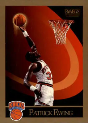 Patrick Ewing 1990-91 SkyBox Knicks Basketball Card in NM-MT condition