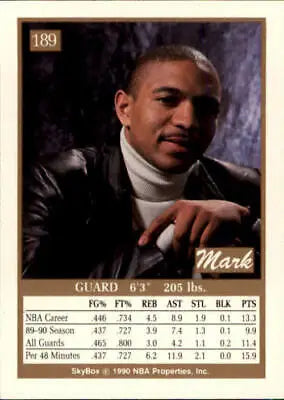 1990-91 SkyBox #189 Mark Jackson New York Knicks Basketball Card Sports NM-MT