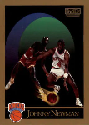 Johnny Newman 1990-91 SkyBox #190 New York Knicks basketball card NM-MT condition