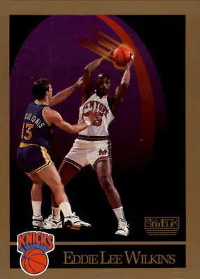 1990-91 SkyBox #196 Eddie Lee Wilkins Knicks Basketball Card NM-MT for collectors