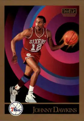 Johnny Dawkins Philadelphia 76ers Basketball Card 1990-91 SkyBox #214 NM-MT Quality