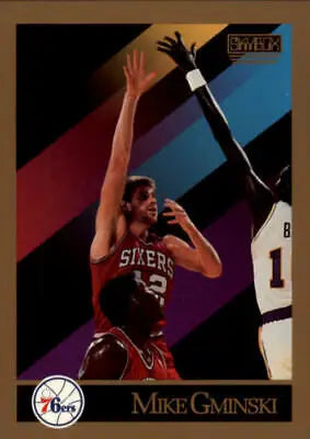 1990-91 SkyBox #215 Mike Gminski Philadelphia 76ers Basketball Card NBA NM-MT