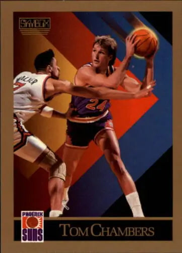 1990-91 SkyBox #220 Tom Chambers basketball card with original gloss Simply Sandoval