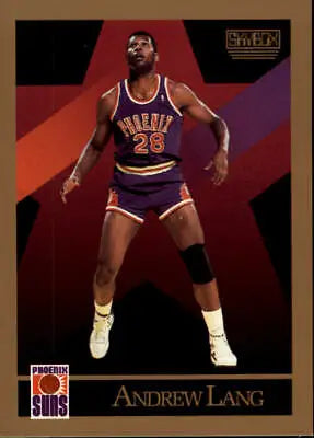 Basketball player in purple Phoenix Suns jersey number 26 from Andrew Lang rookie card