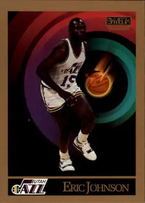 Eric Johnson Utah Jazz Basketball Card 1990-91 SkyBox #280 NM-MT Sports Collectibles