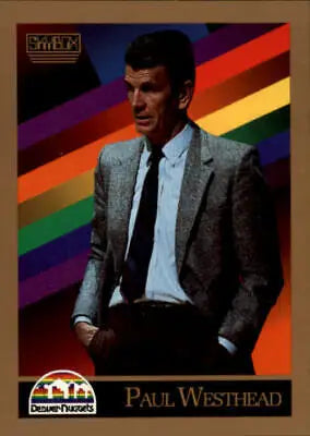 Paul Westhead Coach 1990-91 SkyBox #307 Basketball Card Denver Nuggets NBA NM-MT