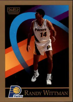 Basketball trading card of Randy Wittman in Indiana Pacers jersey, 1990-91 SkyBox