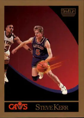 Vintage 1990-91 SkyBox Steve Kerr Cleveland Cavaliers basketball trading card