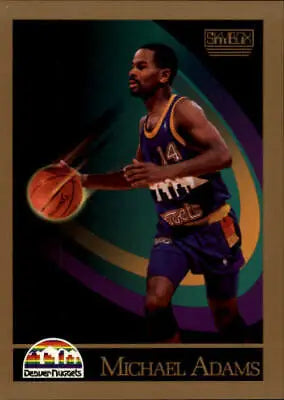 Michael Adams Denver Nuggets basketball card from 1990-91 SkyBox #71 NM-MT condition