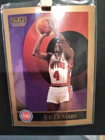 1990-91 SkyBox #84 Joe Dumars Detroit Pistons HOF basketball card collectible