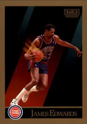 James Edwards Detroit Pistons basketball card from 1990-91 SkyBox #85 Sports NM-MT