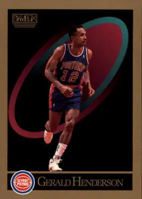 1990-91 SkyBox #88 Gerald Henderson SP Detroit Pistons Basketball Card NM-MT