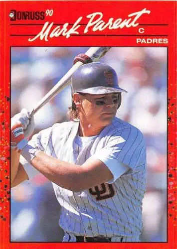 1990 Donruss #229 Mark Parent NM-MT Padres original gloss baseball card