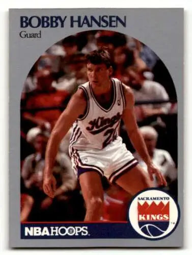 Bobby Hansen Sacramento Kings basketball card with original gloss collectible NM