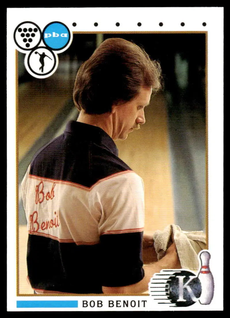 Professional bowler in Bob Benoit shirt featured on a PBA Bowling Card