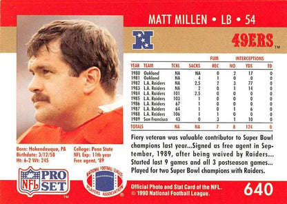 San Francisco 49ers football card featuring player in red uniform from early 1990s