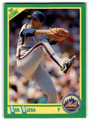 1990 Score #53 Bob Ojeda baseball card for New York Mets baseball collectors, original gloss