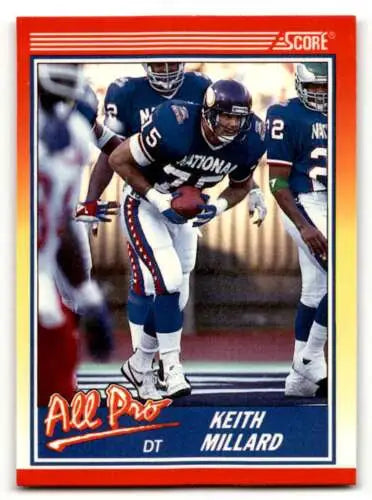 1990 Score #573 Keith Millard Minnesota Vikings Football Card with original gloss